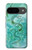 S2653 ドラゴングリーンターコイズストーングラフィックプリント Chinese Dragon Green Turquoise Stone Graphic Printed Google Pixel 9 バックケース、フリップケース・カバー