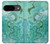 S2653 ドラゴングリーンターコイズストーングラフィックプリント Chinese Dragon Green Turquoise Stone Graphic Printed Google Pixel 9 バックケース、フリップケース・カバー