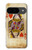 S2833 ポーカーカード ハートの女王 Poker Card Queen Hearts Google Pixel 9 バックケース、フリップケース・カバー