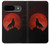 S2955 狼は赤月にハウリング Wolf Howling Red Moon Google Pixel 9 バックケース、フリップケース・カバー