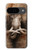 S3427 マンモス古代の洞窟芸術 Mammoth Ancient Cave Art Google Pixel 9 バックケース、フリップケース・カバー
