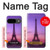 S3447 エッフェルパリの夕日 Eiffel Paris Sunset Google Pixel 9 バックケース、フリップケース・カバー