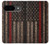 S3804 消防士メタルレッドラインフラググラフィック Fire Fighter Metal Red Line Flag Graphic Google Pixel 9 バックケース、フリップケース・カバー