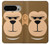 S2721 可愛い気難しい猿の漫画 Cute Grumpy Monkey Cartoon Google Pixel 9 Pro バックケース、フリップケース・カバー