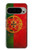 S2973 ポルトガルサッカー Portugal Football Soccer Flag Google Pixel 9 Pro バックケース、フリップケース・カバー