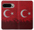 S2991 七面鳥サッカー Turkey Football Soccer Flag Google Pixel 9 Pro バックケース、フリップケース・カバー
