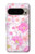 S3036 ピンクフラワーフローラ Pink Sweet Flower Flora Google Pixel 9 Pro バックケース、フリップケース・カバー