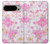 S3036 ピンクフラワーフローラ Pink Sweet Flower Flora Google Pixel 9 Pro バックケース、フリップケース・カバー
