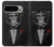 S3167 面白いマフィア猿 Funny Gangster Mafia Monkey Google Pixel 9 Pro バックケース、フリップケース・カバー