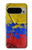 S3306 コロンビアの旗ビンテージフットボールのグラフィック Colombia Flag Vintage Football Graphic Google Pixel 9 Pro バックケース、フリップケース・カバー