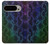 S3366 虹パイソンの皮膚 グラフィックプリント Rainbow Python Skin Graphic Print Google Pixel 9 Pro バックケース、フリップケース・カバー