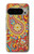 S3402 ペイズリー花柄 Floral Paisley Pattern Seamless Google Pixel 9 Pro バックケース、フリップケース・カバー