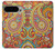 S3402 ペイズリー花柄 Floral Paisley Pattern Seamless Google Pixel 9 Pro バックケース、フリップケース・カバー