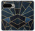 S3479 ネイビーブルーグラフィックアート Navy Blue Graphic Art Google Pixel 9 Pro バックケース、フリップケース・カバー