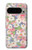 S3688 花の花のアートパターン Floral Flower Art Pattern Google Pixel 9 Pro バックケース、フリップケース・カバー