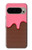 S3754 ストロベリーアイスクリームコーン Strawberry Ice Cream Cone Google Pixel 9 Pro バックケース、フリップケース・カバー