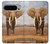 S0310 アフリカゾウ African Elephant Google Pixel 9 Pro XL バックケース、フリップケース・カバー