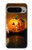 S1083 南瓜 蜘蛛 蝋燭 ハロウィーン Pumpkin Spider Candles Halloween Google Pixel 9 Pro XL バックケース、フリップケース・カバー