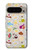 S2321 飲食パターン Food and Drink Seamless Google Pixel 9 Pro XL バックケース、フリップケース・カバー