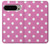 S2358 ピンクの水玉 Pink Polka Dots Google Pixel 9 Pro XL バックケース、フリップケース・カバー