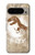 S2372 -ジュラ紀の化石 - T-Rex Jurassic Fossil Google Pixel 9 Pro XL バックケース、フリップケース・カバー