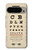 S2502 目の検査図ポスター Eye Exam Chart Decorative Decoupage Poster Google Pixel 9 Pro XL バックケース、フリップケース・カバー