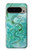 S2653 ドラゴングリーンターコイズストーングラフィックプリント Chinese Dragon Green Turquoise Stone Graphic Printed Google Pixel 9 Pro XL バックケース、フリップケース・カバー