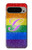 S2899 レインボーLGBTゲイプライド旗 Rainbow LGBT Gay Pride Flag Google Pixel 9 Pro XL バックケース、フリップケース・カバー