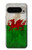S2976 ウェールズサッカー Wales Football Soccer Red Dragon Flag Google Pixel 9 Pro XL バックケース、フリップケース・カバー