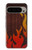 S2988 火災ラリー車のタイヤ Rally Car Tire Fire Google Pixel 9 Pro XL バックケース、フリップケース・カバー