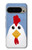 S3254 鶏の漫画 Chicken Cartoon Google Pixel 9 Pro XL バックケース、フリップケース・カバー