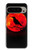 S3328 カラス赤い月 Crow Red Moon Google Pixel 9 Pro XL バックケース、フリップケース・カバー S3328 カラス赤い月 Crow Red Moon Google Pixel 9 Pro XL バックケース、フリップケース・カバー