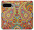 S3402 ペイズリー花柄 Floral Paisley Pattern Seamless Google Pixel 9 Pro XL バックケース、フリップケース・カバー