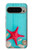 S3428 アクア 海星 貝 Aqua Wood Starfish Shell Google Pixel 9 Pro XL バックケース、フリップケース・カバー