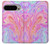 S3444 デジタルアートカラフルな液体 Digital Art Colorful Liquid Google Pixel 9 Pro XL バックケース、フリップケース・カバー