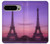 S3447 エッフェルパリの夕日 Eiffel Paris Sunset Google Pixel 9 Pro XL バックケース、フリップケース・カバー