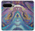 S3676 カラフルな抽象的な大理石の石 Colorful Abstract Marble Stone Google Pixel 9 Pro XL バックケース、フリップケース・カバー