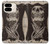 S1676 スカルローズ Skull Rose Google Pixel 9 Pro Fold バックケース、フリップケース・カバー