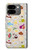 S2321 飲食パターン Food and Drink Seamless Google Pixel 9 Pro Fold バックケース、フリップケース・カバー