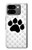 S2355 動物ポウあしあと Paw Foot Print Google Pixel 9 Pro Fold バックケース、フリップケース・カバー