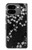 S2544 黒花柄の着物 Japanese Kimono Style Black Flower Pattern Google Pixel 9 Pro Fold バックケース、フリップケース・カバー