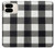 S2842 ブラックとホワイトバッファローチェック柄 Black and White Buffalo Check Pattern Google Pixel 9 Pro Fold バックケース、フリップケース・カバー