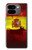S2984 スペインサッカー Spain Football Soccer Flag Google Pixel 9 Pro Fold バックケース、フリップケース・カバー