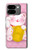 S3025 招き猫 Pink Maneki Neko Lucky Cat Google Pixel 9 Pro Fold バックケース、フリップケース・カバー