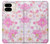 S3036 ピンクフラワーフローラ Pink Sweet Flower Flora Google Pixel 9 Pro Fold バックケース、フリップケース・カバー