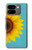 S3039 ひまわり Vintage Sunflower Blue Google Pixel 9 Pro Fold バックケース、フリップケース・カバー