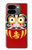 S3045 ダルマ人形 Japan Good Luck Daruma Doll Google Pixel 9 Pro Fold バックケース、フリップケース・カバー