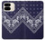 S3357 ネイビーブルーバンダナパターン Navy Blue Bandana Pattern Google Pixel 9 Pro Fold バックケース、フリップケース・カバー