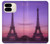 S3447 エッフェルパリの夕日 Eiffel Paris Sunset Google Pixel 9 Pro Fold バックケース、フリップケース・カバー