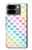 S3499 カラフルなハート柄 Colorful Heart Pattern Google Pixel 9 Pro Fold バックケース、フリップケース・カバー